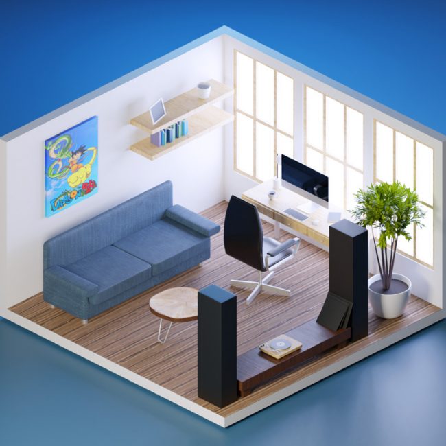room-3D-Blender
